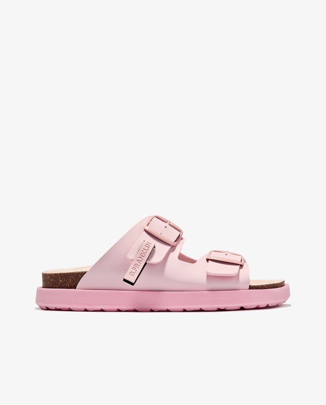 Sandalias planas de mujer en ante Vibe champion - D.Franklin - Rosa claro Rosa claro-1