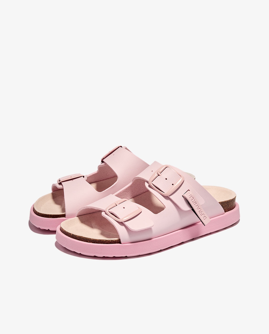 Sandalias planas de mujer en ante Vibe champion - D.Franklin - Rosa claro Rosa claro-3