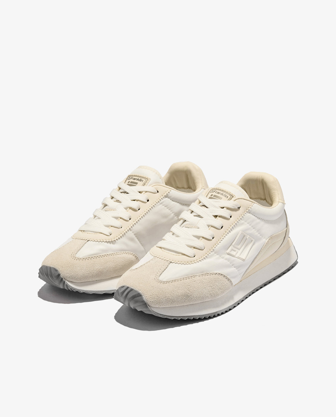Zapatillas deportivas unisex estilo casual Vantage 76 - D.Franklin - Blanco roto Blanco roto-3
