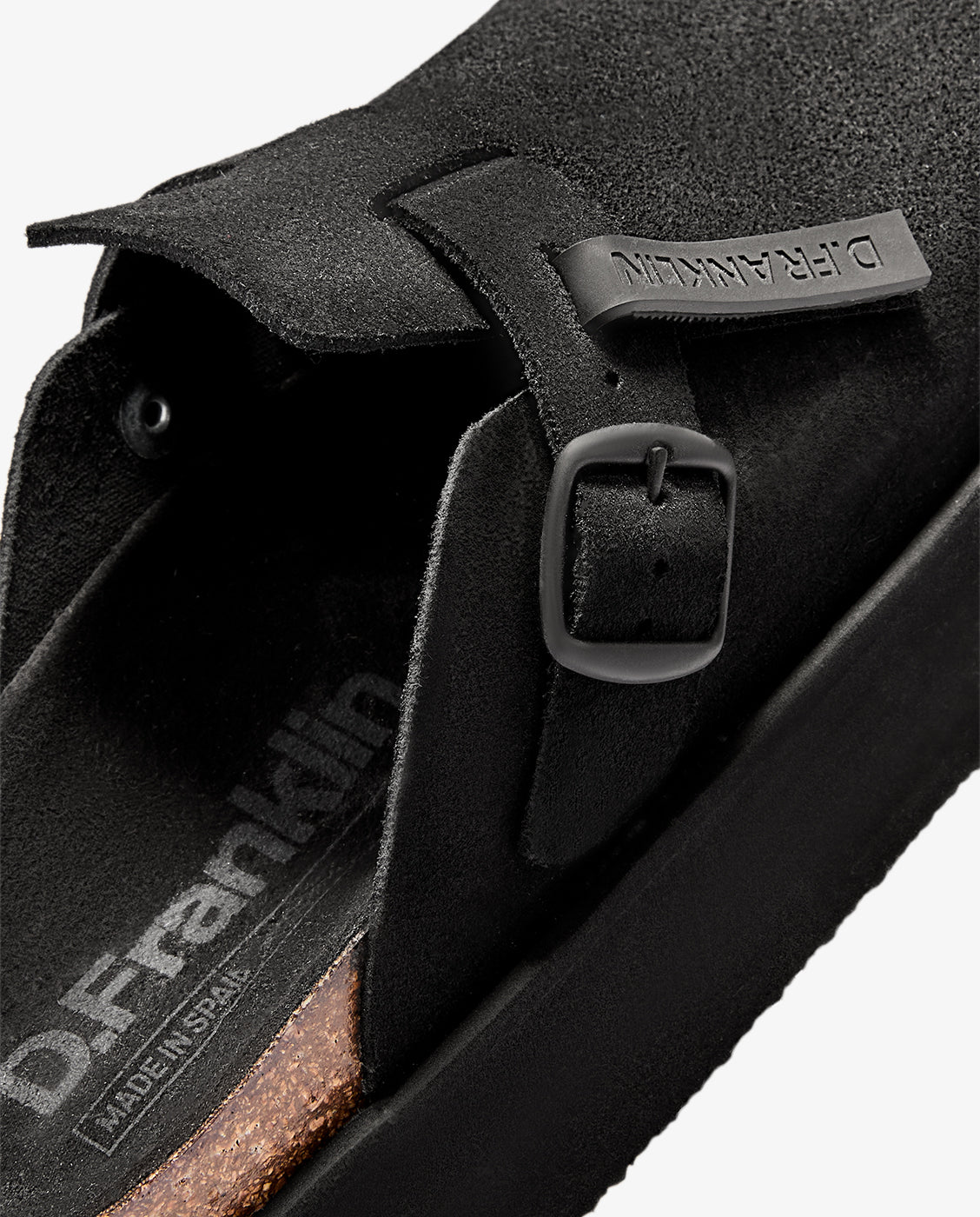 Zuecos de mujer con plataforma en ante Vibe clog - D.Franklin - Negro Negro-3