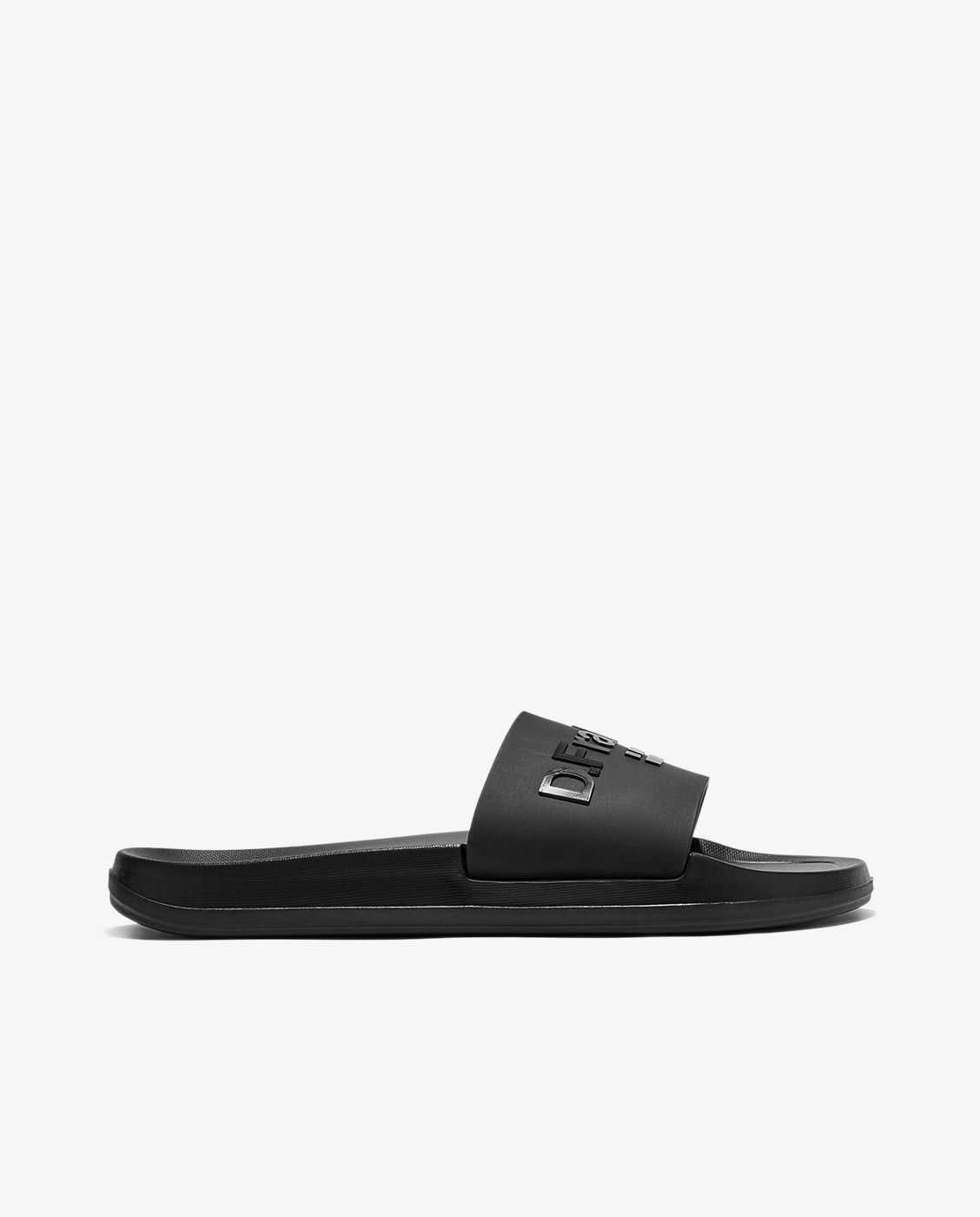 Sandalias de pala unisex marea slides - D.Franklin - Negro Negro-1