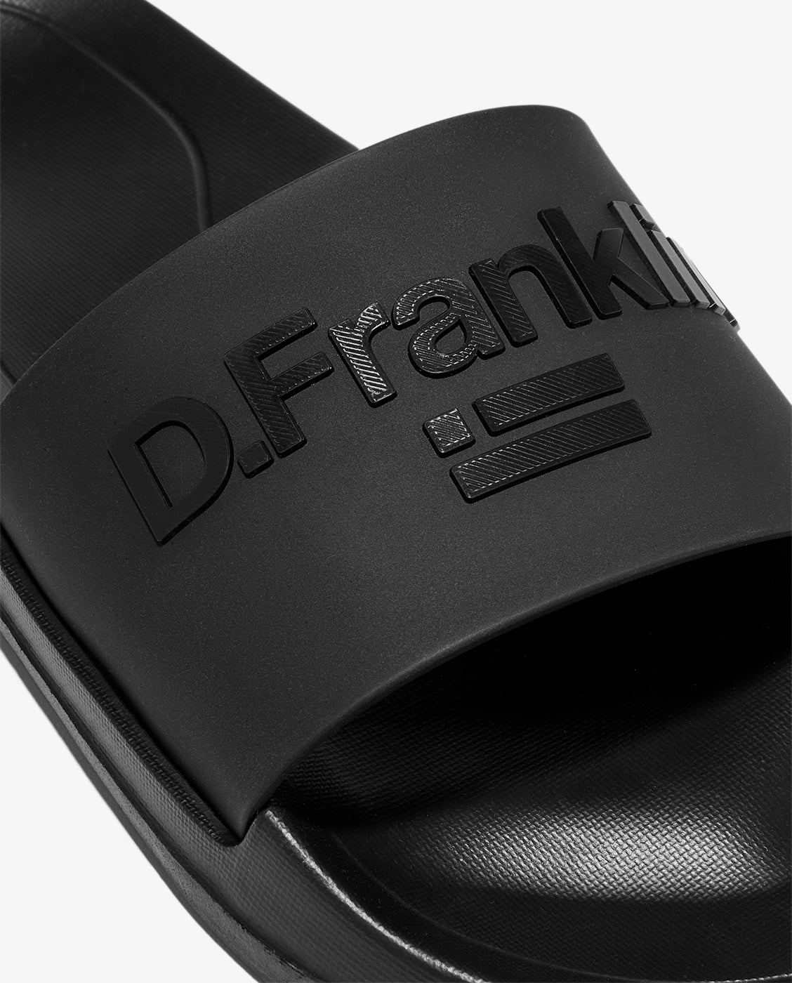 Sandalias de pala unisex marea slides - D.Franklin - Negro Negro-4