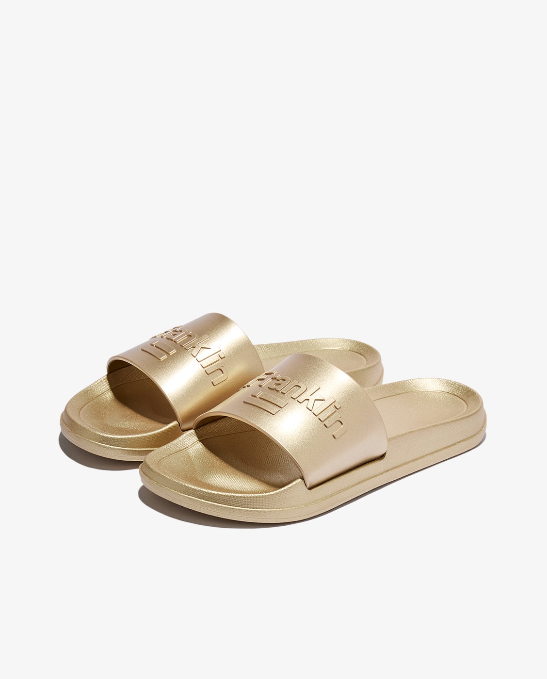 Sandalias de pala de mujer marea met - D.Franklin - Oro Oro-3
