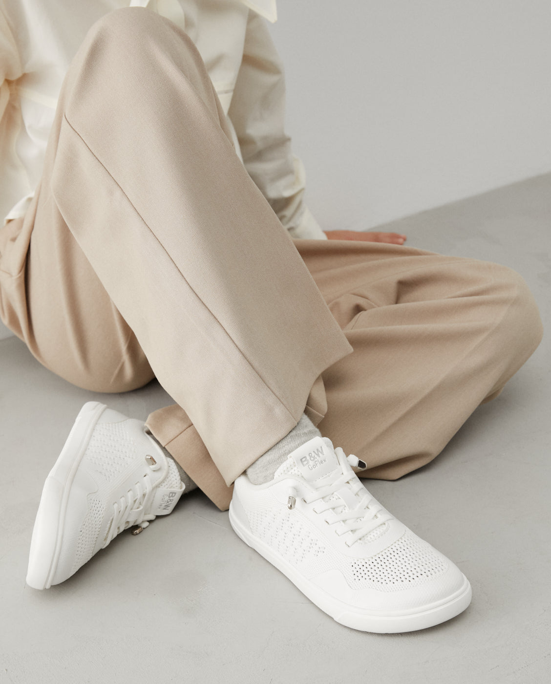Zapatillas deportivas de niños barefoot goflex b&w - Conguitos - Blanco Blanco-5