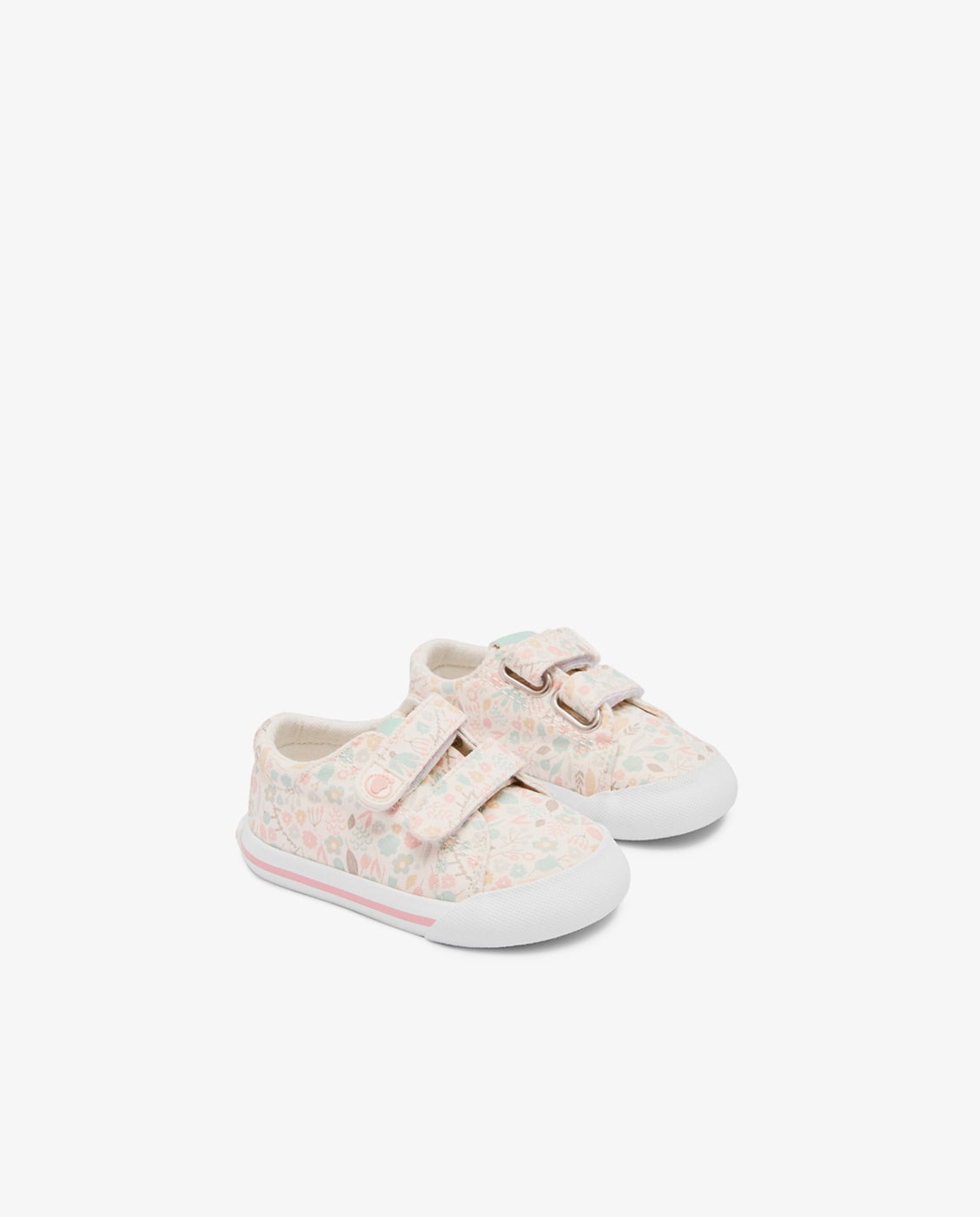 Zapatillas deportivas de bebés con diseño respetuoso y detalles florales - Conguitos - Multicolor Multicolor-2