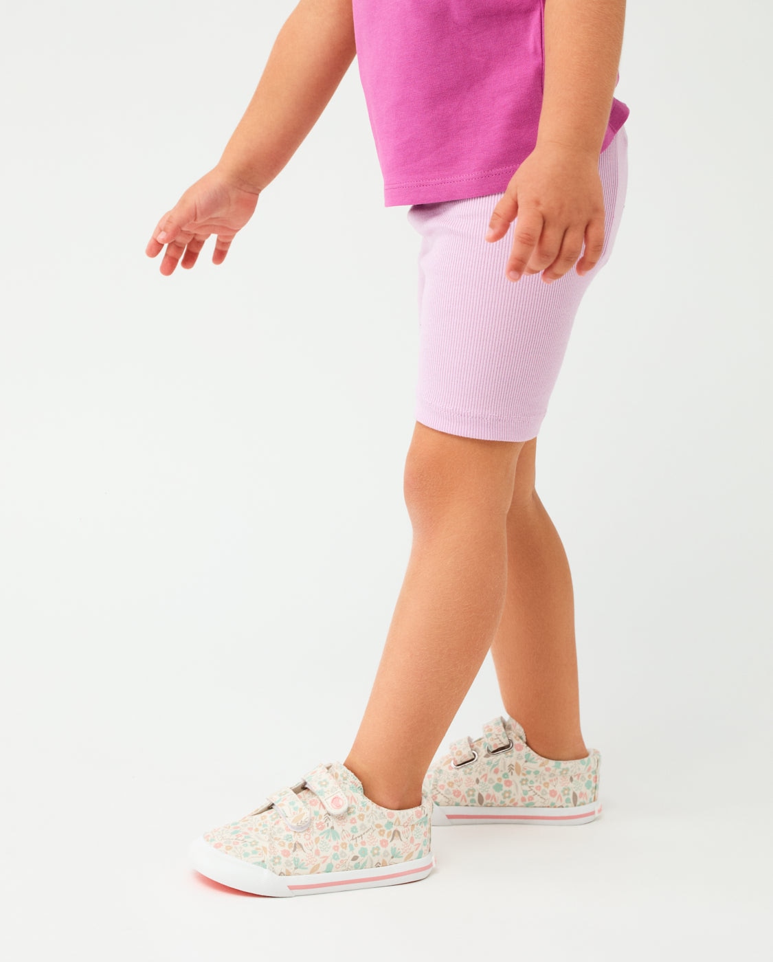 Zapatillas deportivas de bebés con diseño respetuoso y detalles florales - Conguitos - Multicolor Multicolor-5