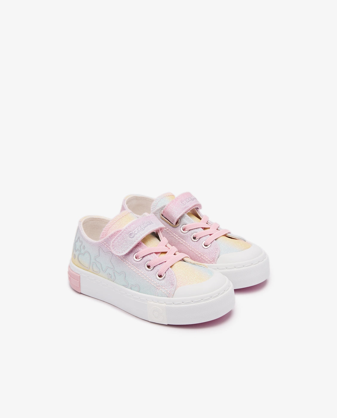 Zapatillas Bajas Arcoíris y Corazones - Conguitos - Multicolor Multicolor-3