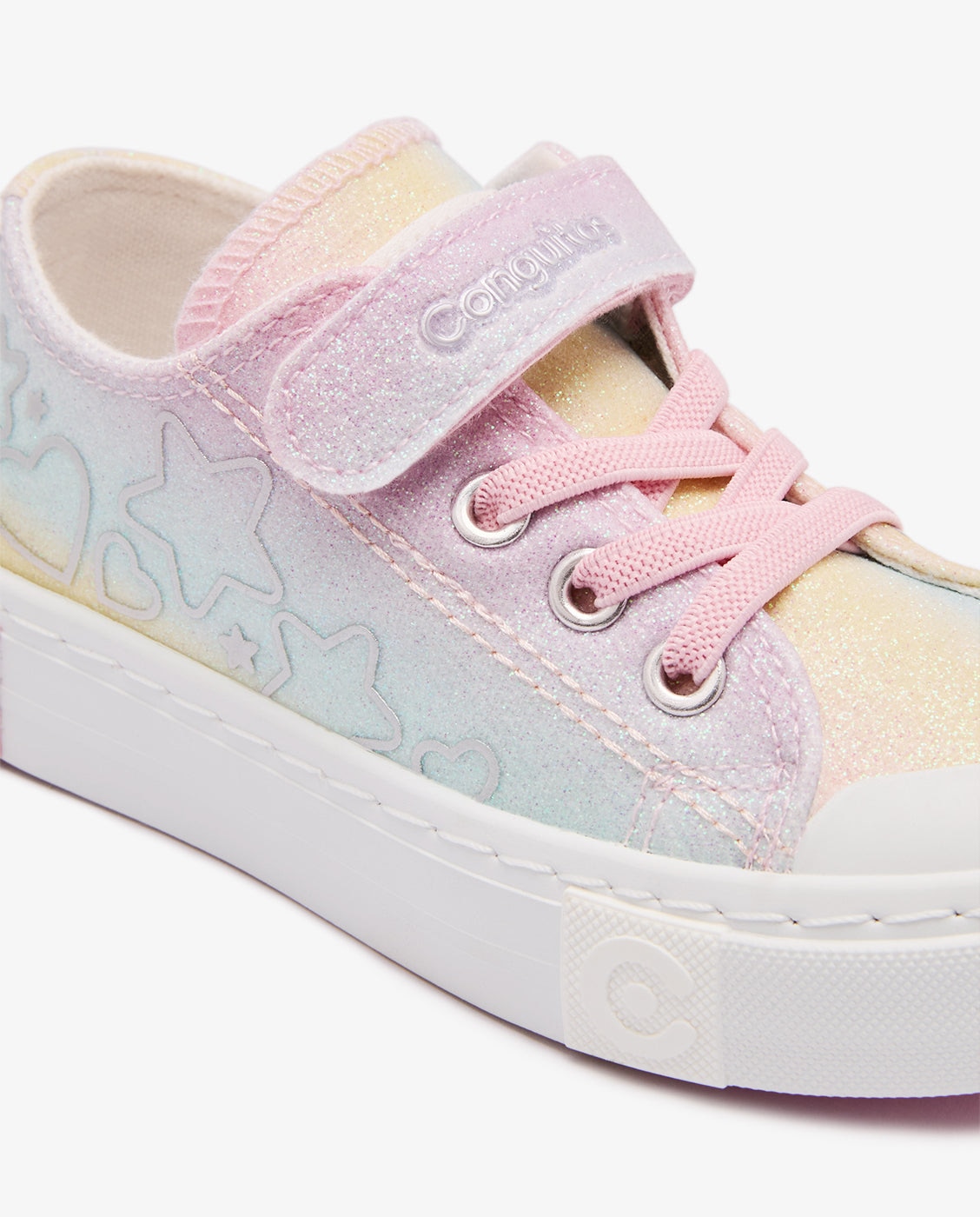 Zapatillas Bajas Arcoíris y Corazones - Conguitos - Multicolor Multicolor-4