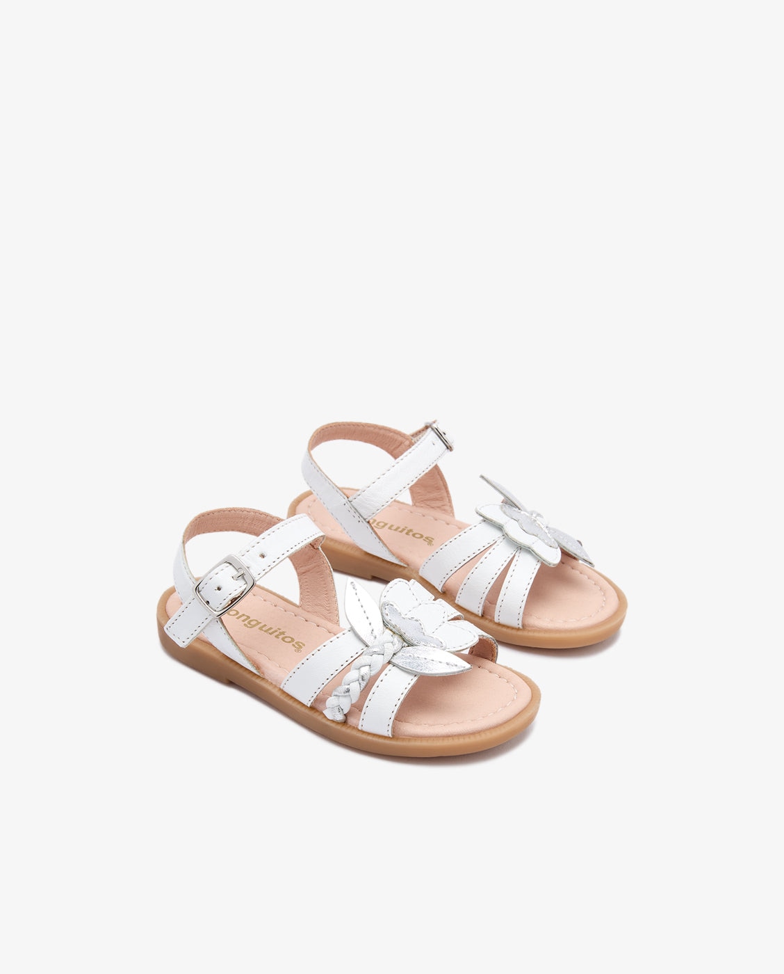 Sandalias Flor - Conguitos - Blanco Blanco-2