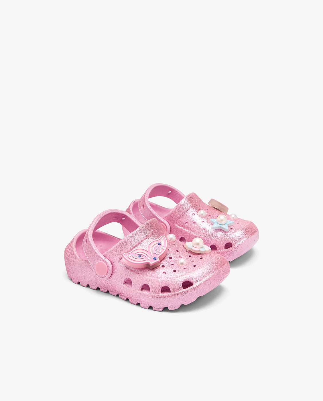 Conguitos - Zuecos de niña con detalle de sirena con luces.