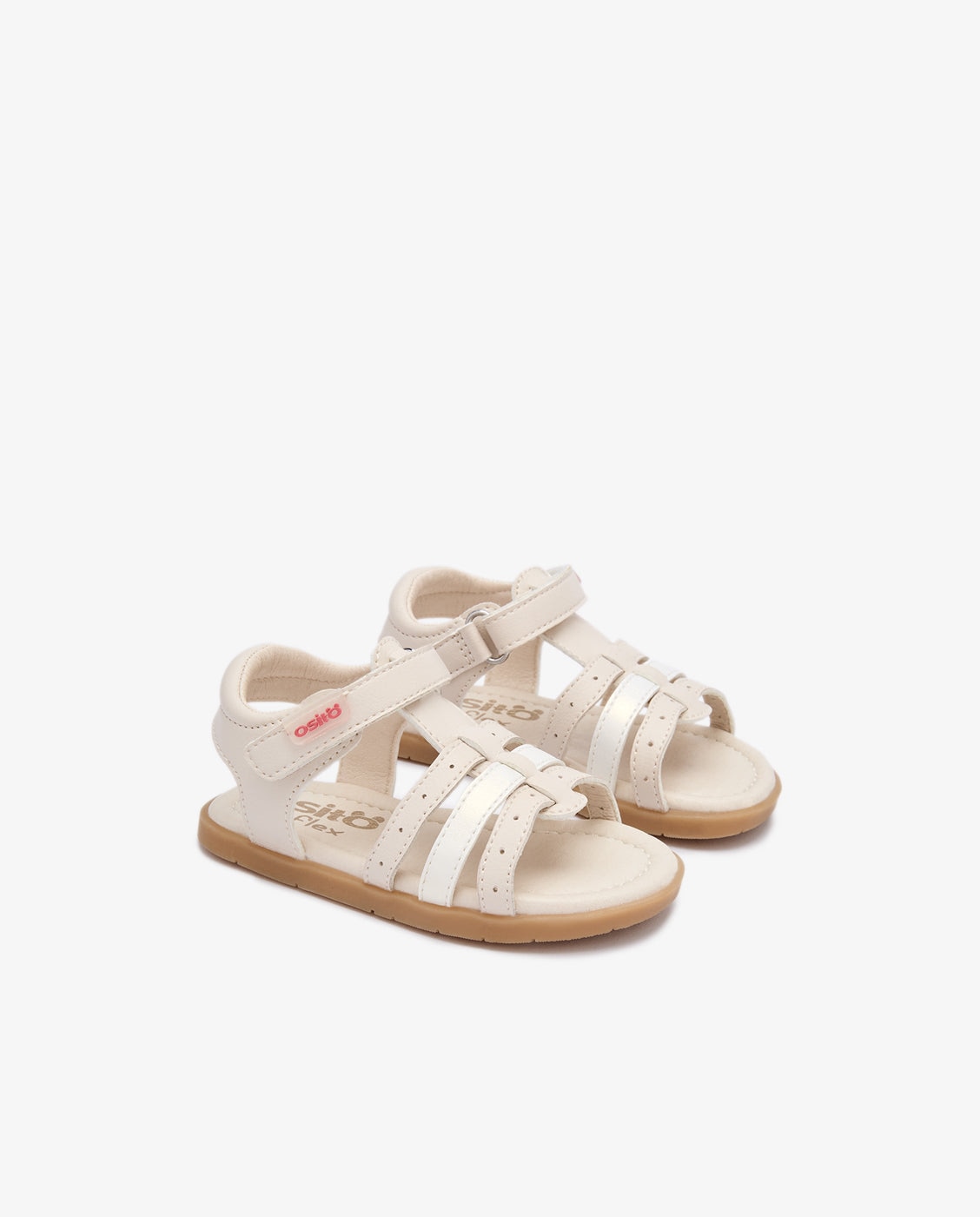 Sandalias de bebé con cierre adherente barefoot goflex - Conguitos - Marrón Marrón-2