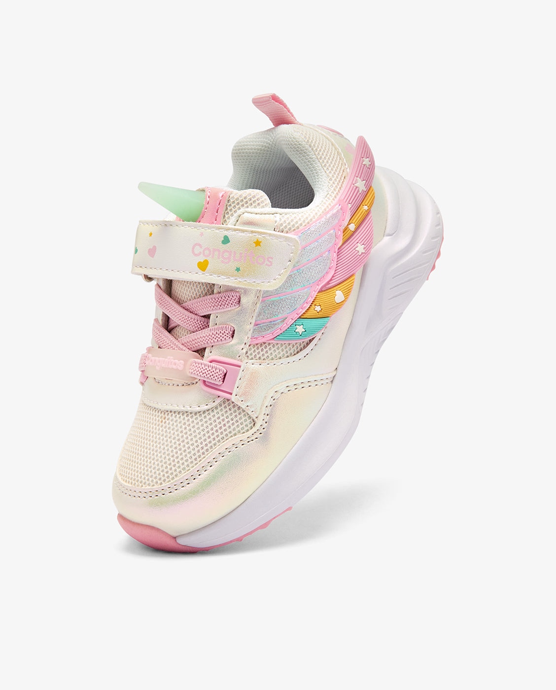 Zapatillas Unicornio con Luces - Conguitos - Blanco Blanco-3