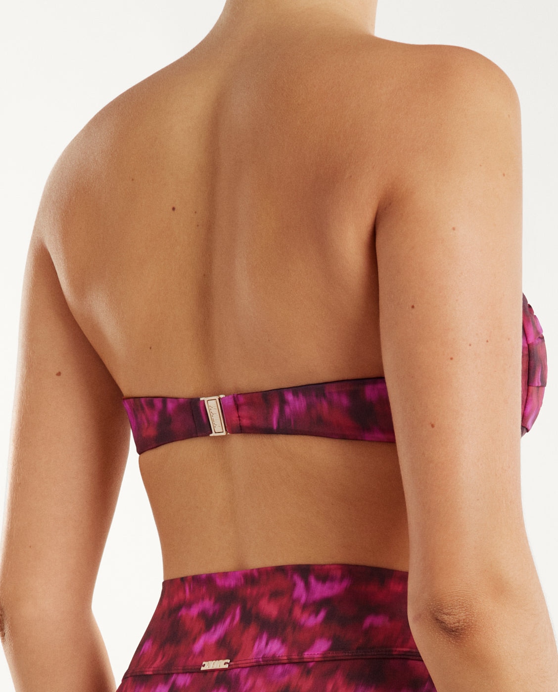Top de bikini tipo bandeau pamela - Kalk - Rojo Rojo-2