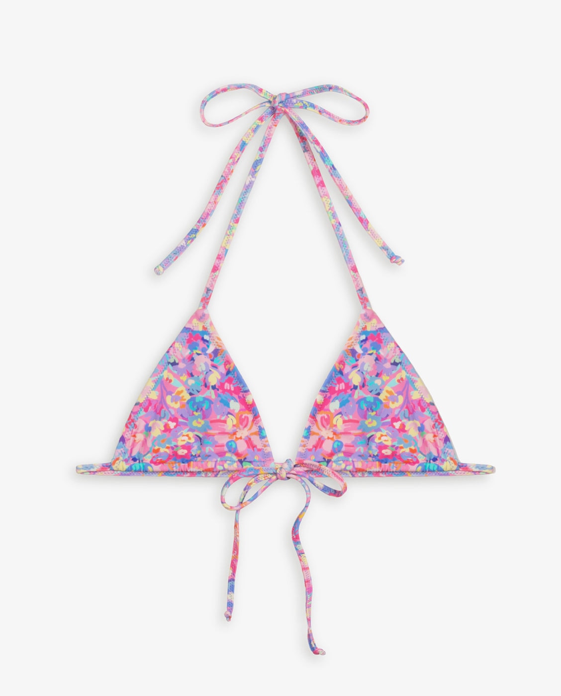 Top de bikini corte triangular haley - Kalk - Rosa Rosa-4