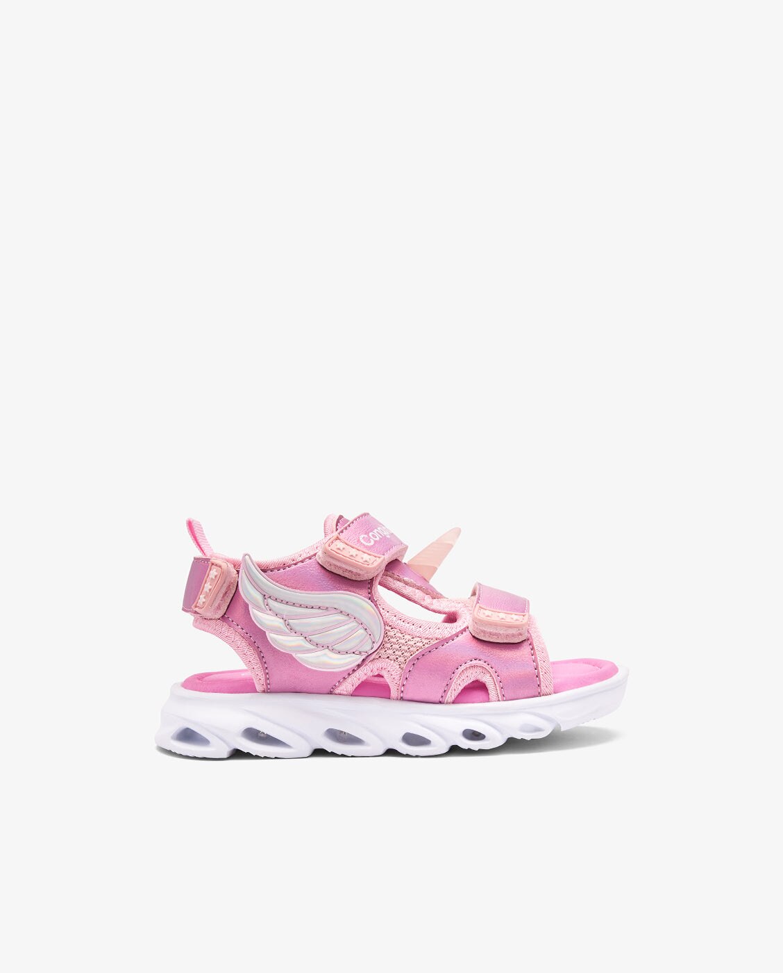 Sandalias Unicornio con Luz Rosa - Conguitos - Rosa claro Rosa claro-1