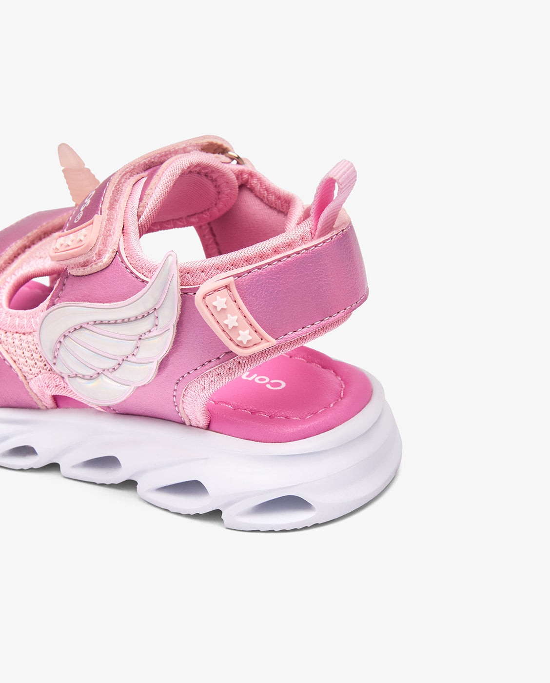 Sandalias Unicornio con Luz Rosa - Conguitos - Rosa claro Rosa claro-3