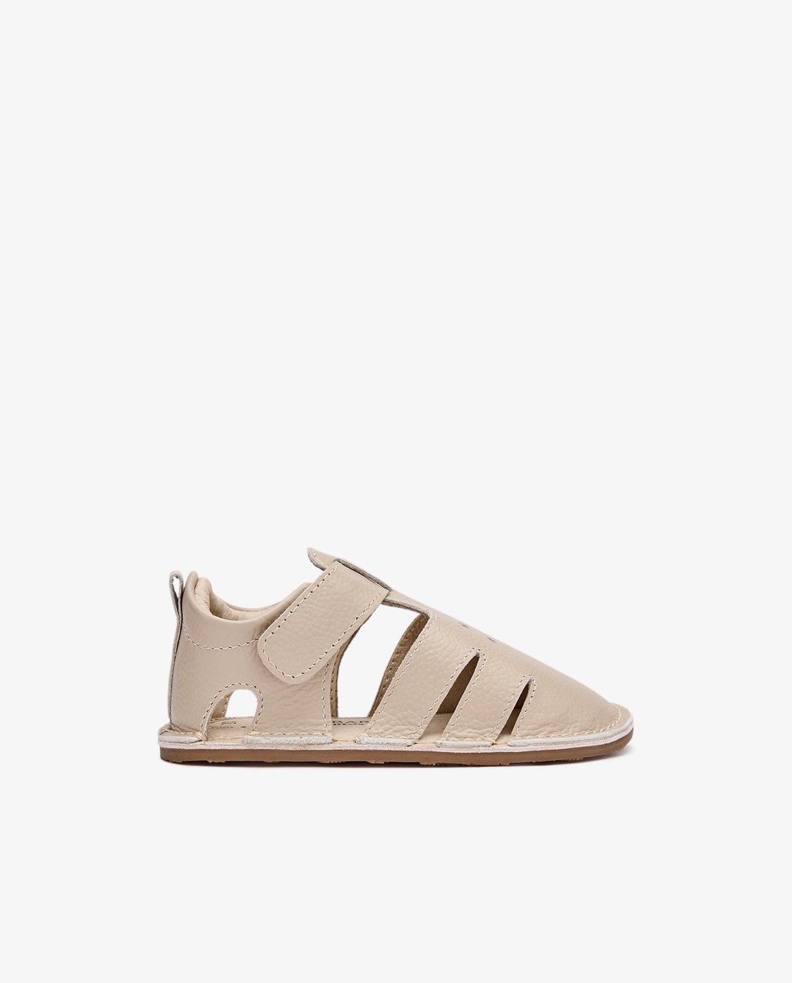 Sandalias de bebé respetuosas en piel - Conguitos - Blanco Blanco-1