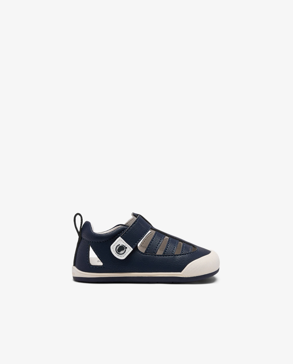 Sandalias de bebés con diseño cerrado respetuosas - Conguitos - Azul marino Azul marino-1