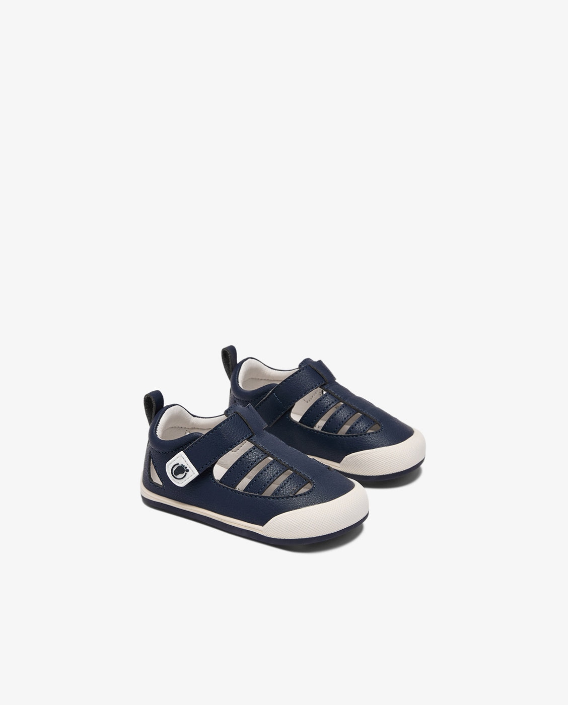 Sandalias de bebés con diseño cerrado respetuosas - Conguitos - Azul marino Azul marino-2