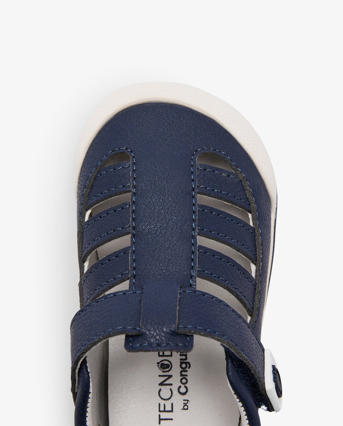 Sandalias de bebés con diseño cerrado respetuosas - Conguitos - Azul marino Azul marino-4