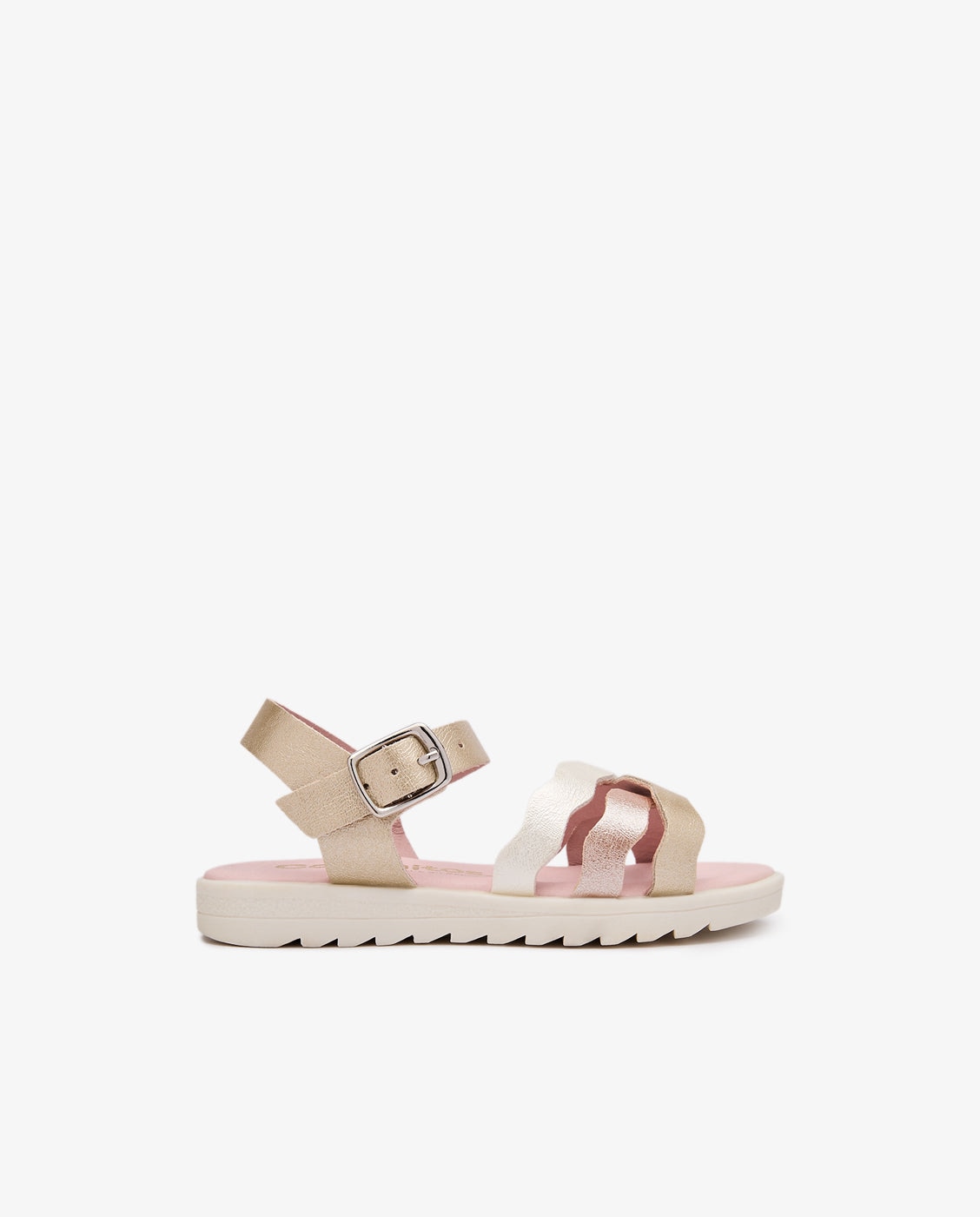 Sandalias Tiras - Conguitos - Oro Oro-1