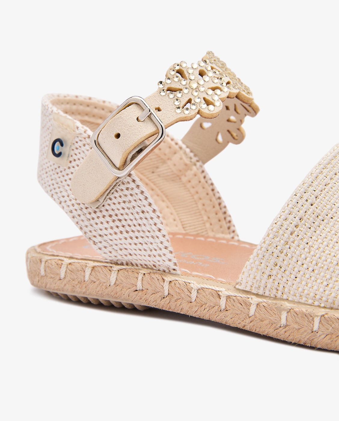 Alpargatas Brillantes Hebilla Rosa - Conguitos - Beige Beige-3