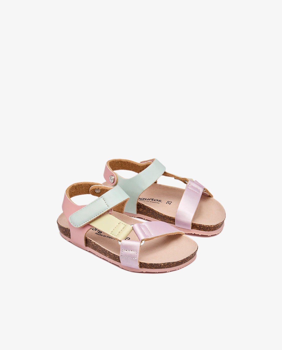 Sandalias abiertas de niña bio - Conguitos - Multicolor Multicolor-2