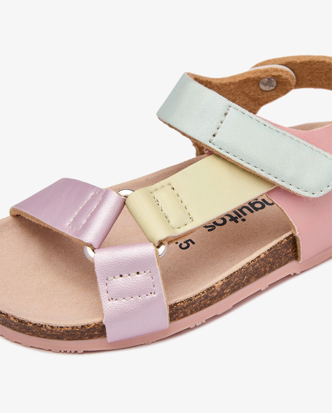 Sandalias abiertas de niña bio - Conguitos - Multicolor Multicolor-4