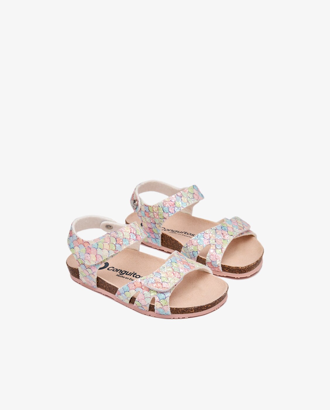 Sandalias Bio Sirena Multicolor - Conguitos - Rosa / Verde Rosa / Verde-2
