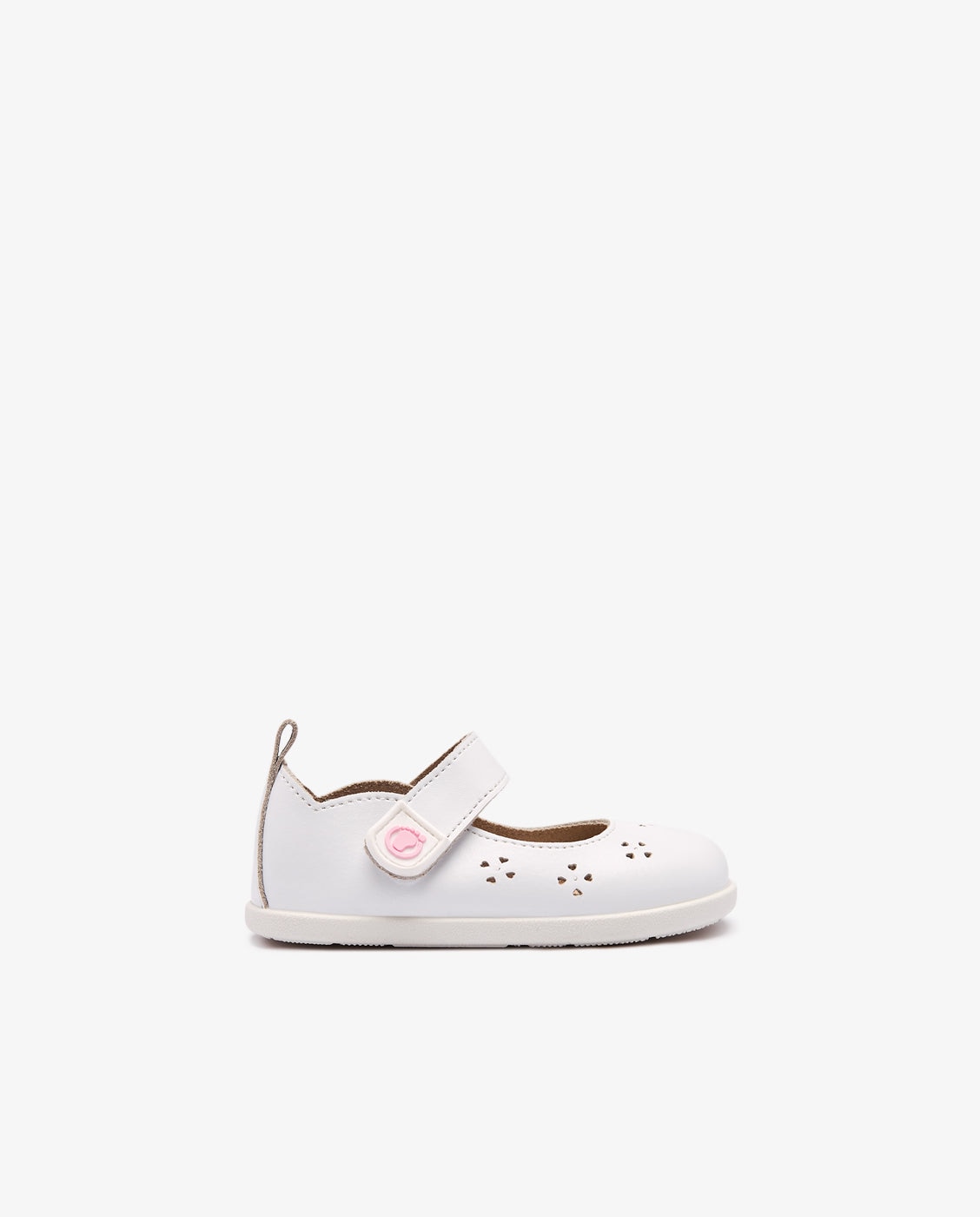 Imagen 0 de Merceditas de bebé niña con diseño respetuoso y detalles de unicornios Blanco