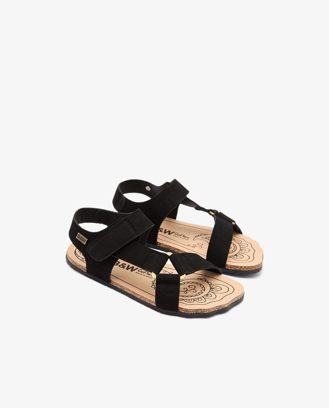 Sandalias abiertas de niña barefoot goflex B&W - Conguitos - Negro Negro-2