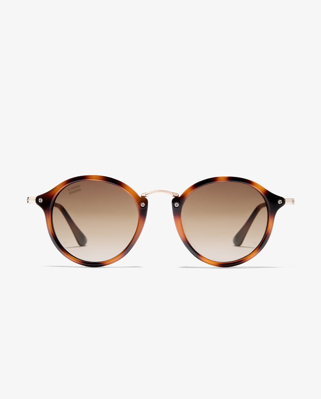 Gafas de sol unisex con forma redonda roller tr90 - D.Franklin - Marrón claro Marrón claro-1