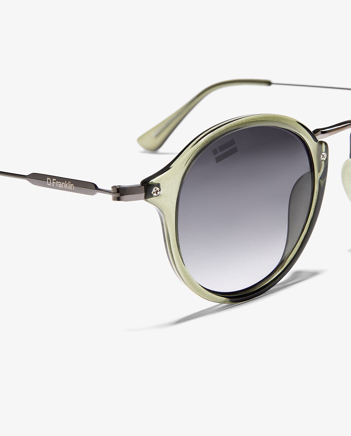 Gafas de sol unisex con forma redonda roller tr90 - D.Franklin - Verde Verde-2