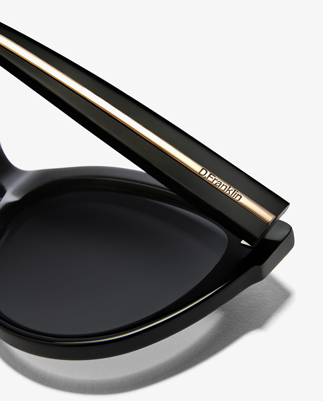 Gafas de sol de mujer con forma redonda bel-air - D.Franklin - Negro Negro-4