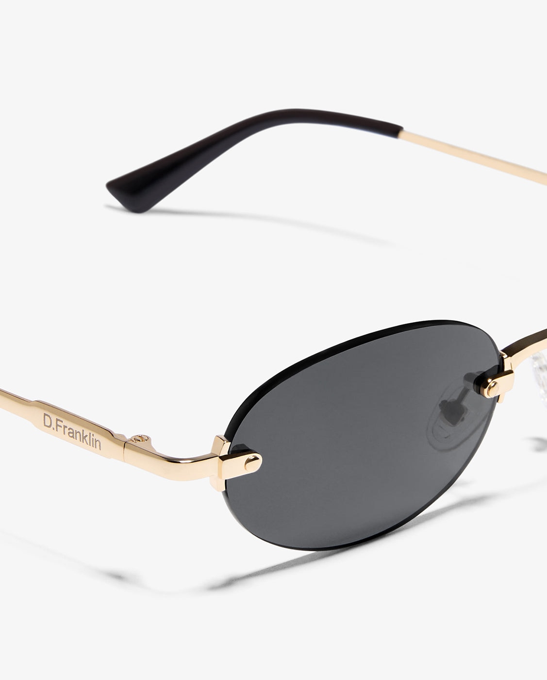 Gafas de sol unisex con forma ovalada smith oval - D.Franklin - Negro Negro-2