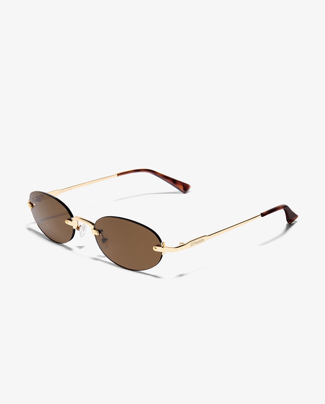 Gafas de sol unisex con forma ovalada smith oval - D.Franklin - Marrón Marrón-3