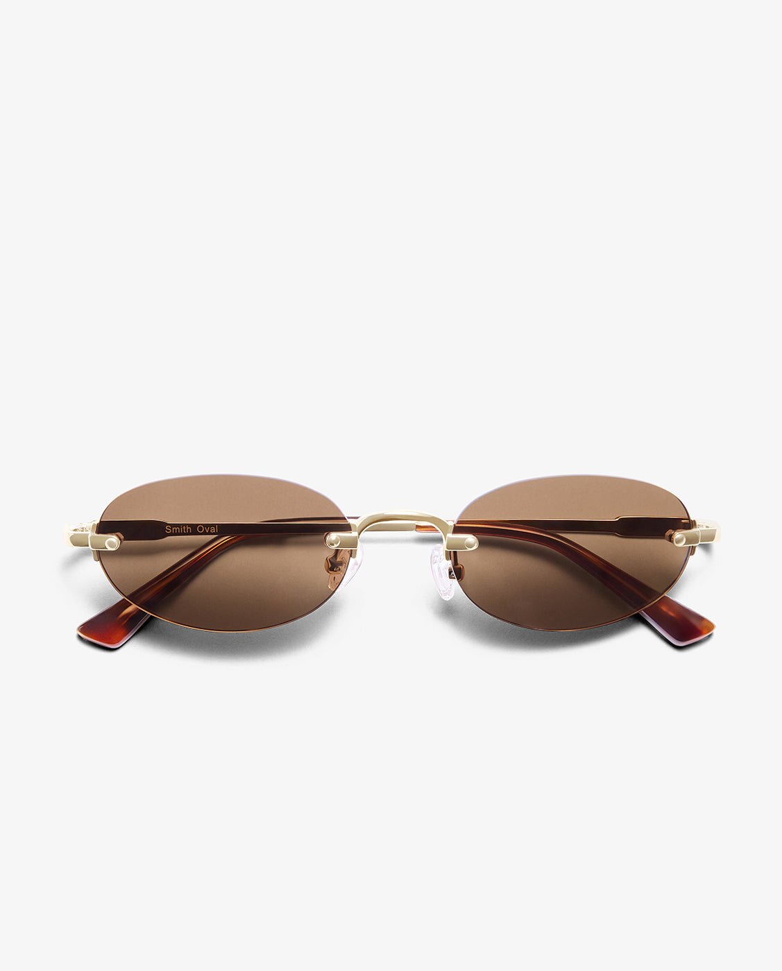 Gafas de sol unisex con forma ovalada smith oval - D.Franklin - Marrón Marrón-5