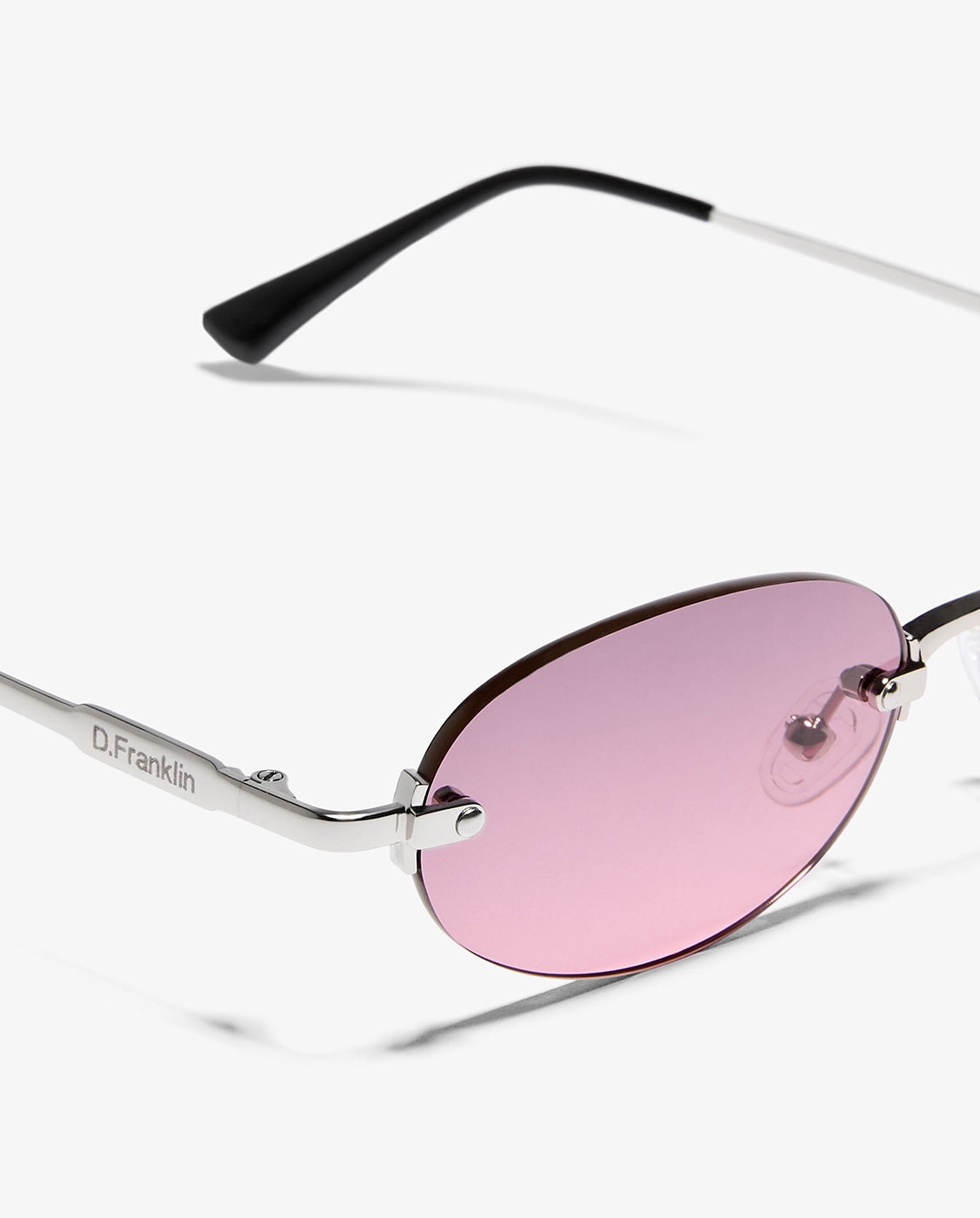 Gafas de sol unisex con forma ovalada smith oval - D.Franklin - Rosa Rosa-2