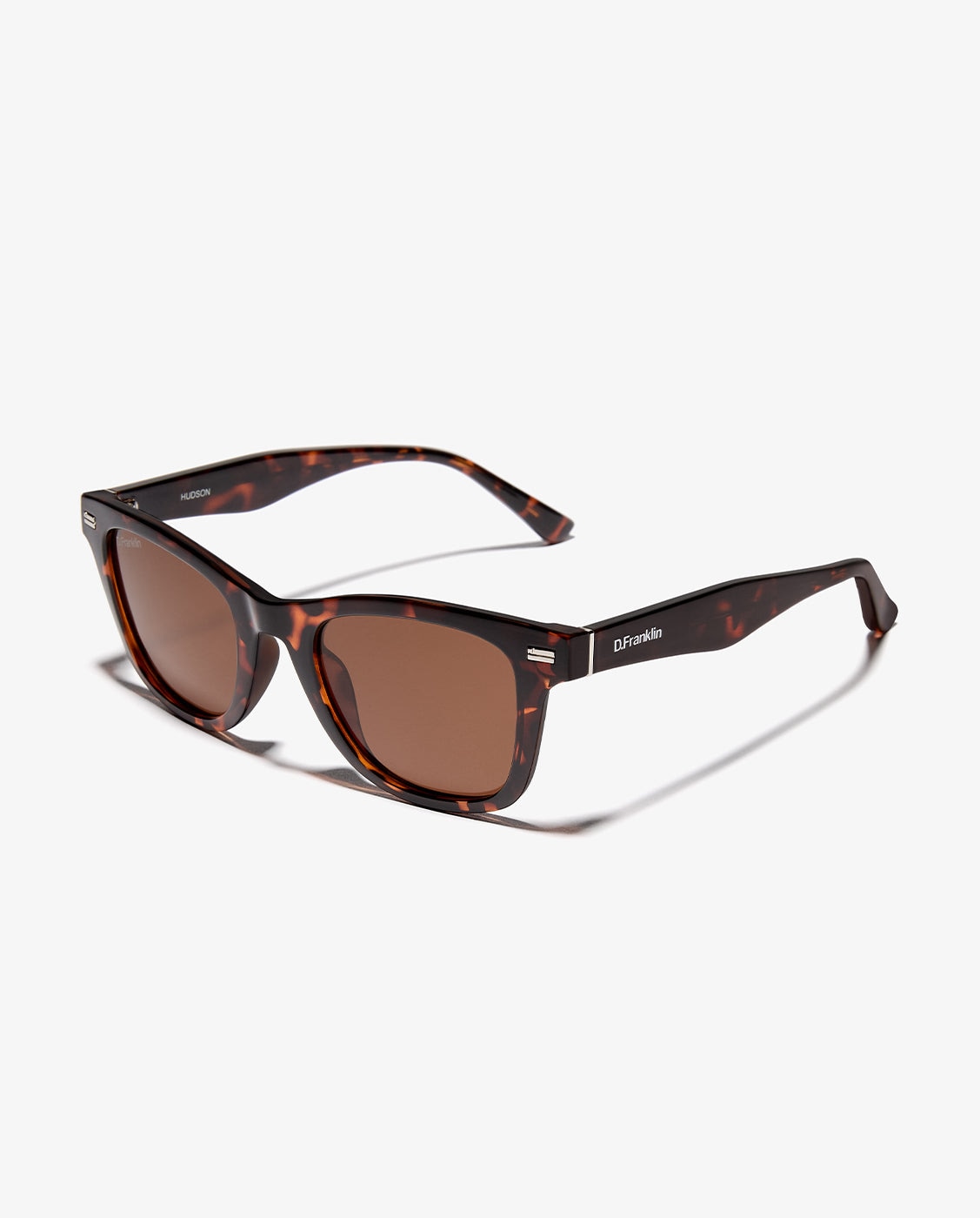 Gafas de sol unisex con forma cuadrada hudson dark - D.Franklin - Marrón claro Marrón claro-3
