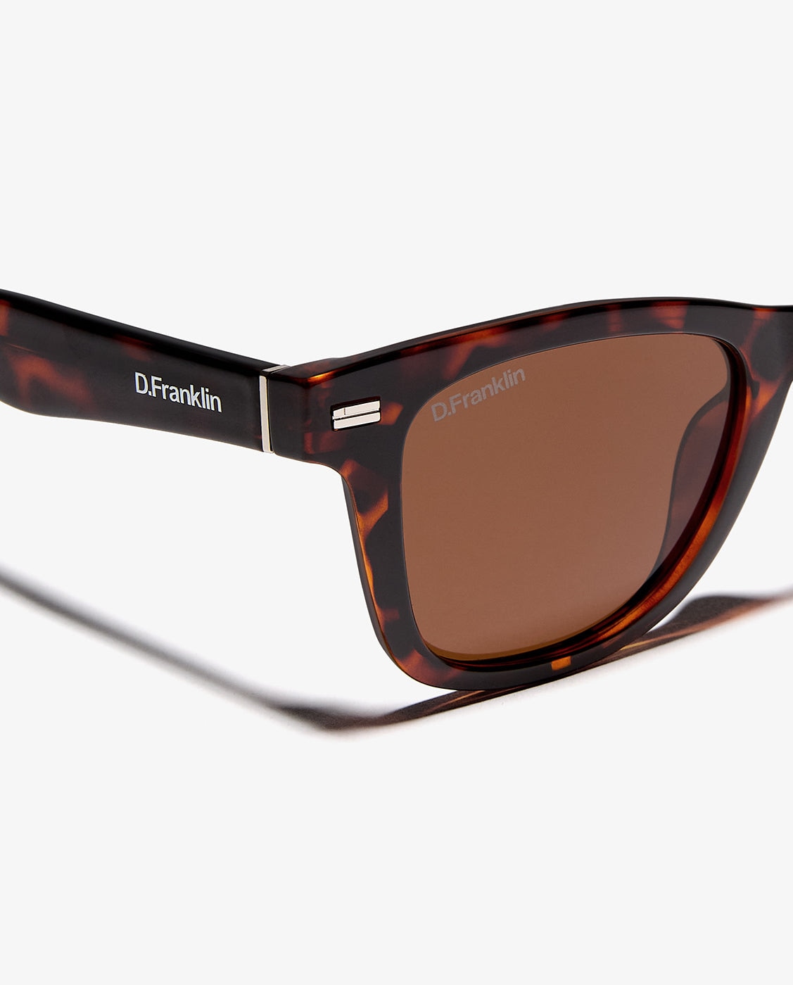 Gafas de sol unisex con forma cuadrada hudson dark - D.Franklin - Marrón claro Marrón claro-2