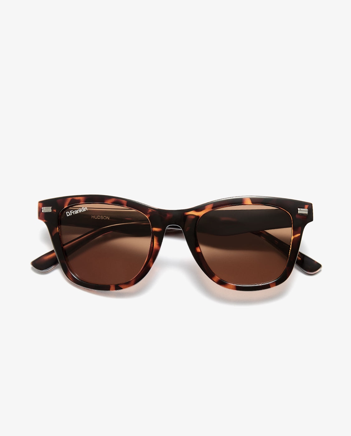 Gafas de sol unisex con forma cuadrada hudson dark - D.Franklin - Marrón claro Marrón claro-5