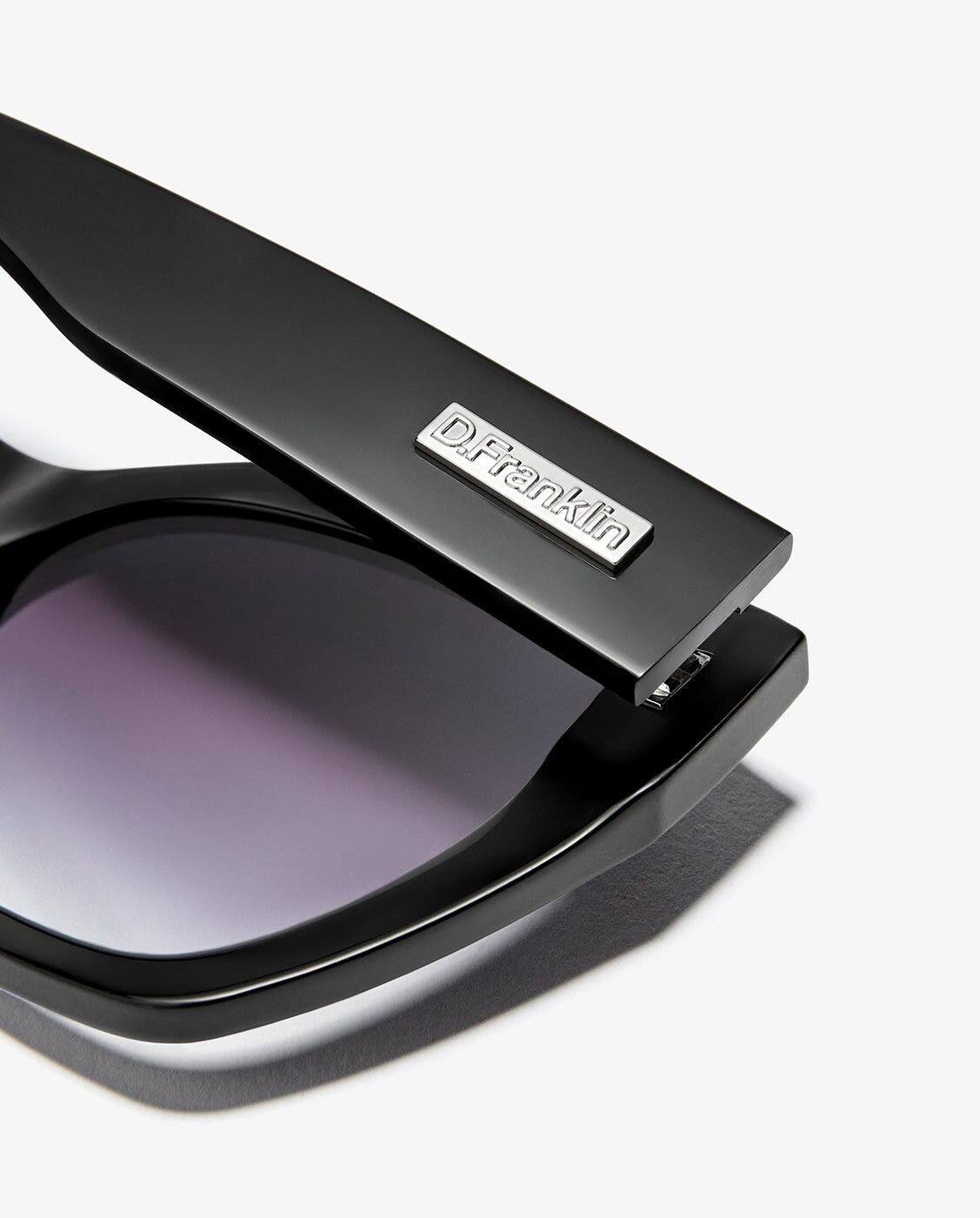 Gafas de sol de mujer con forma cuadrada rizz dark - D.Franklin - Negro Negro-4