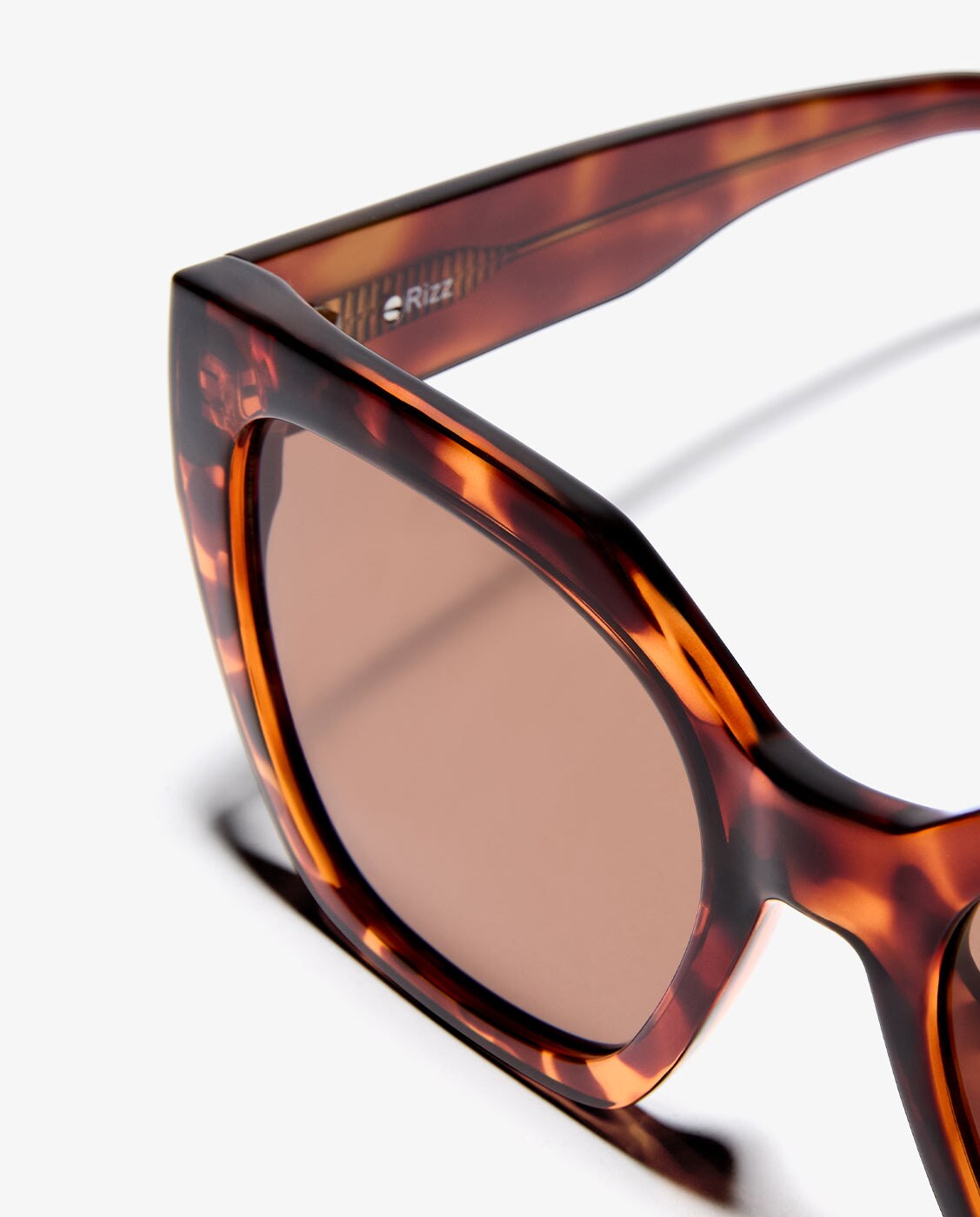 Gafas de sol de mujer con forma cuadrada rizz dark - D.Franklin - Marrón Marrón-2