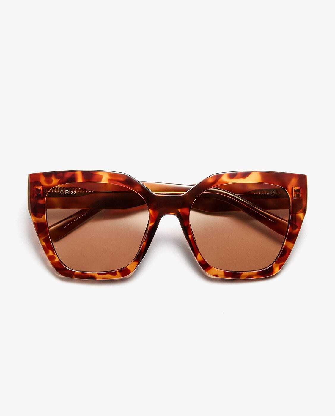 Gafas de sol de mujer con forma cuadrada rizz dark - D.Franklin - Marrón Marrón-5