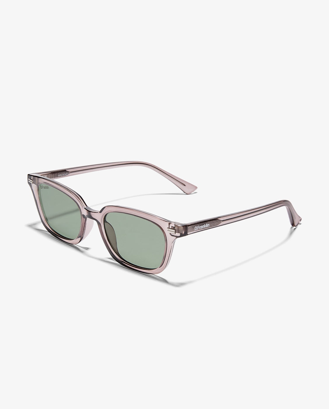 Gafas de sol unisex con forma rectangular hackney amber tort - D.Franklin - Gris Gris-3
