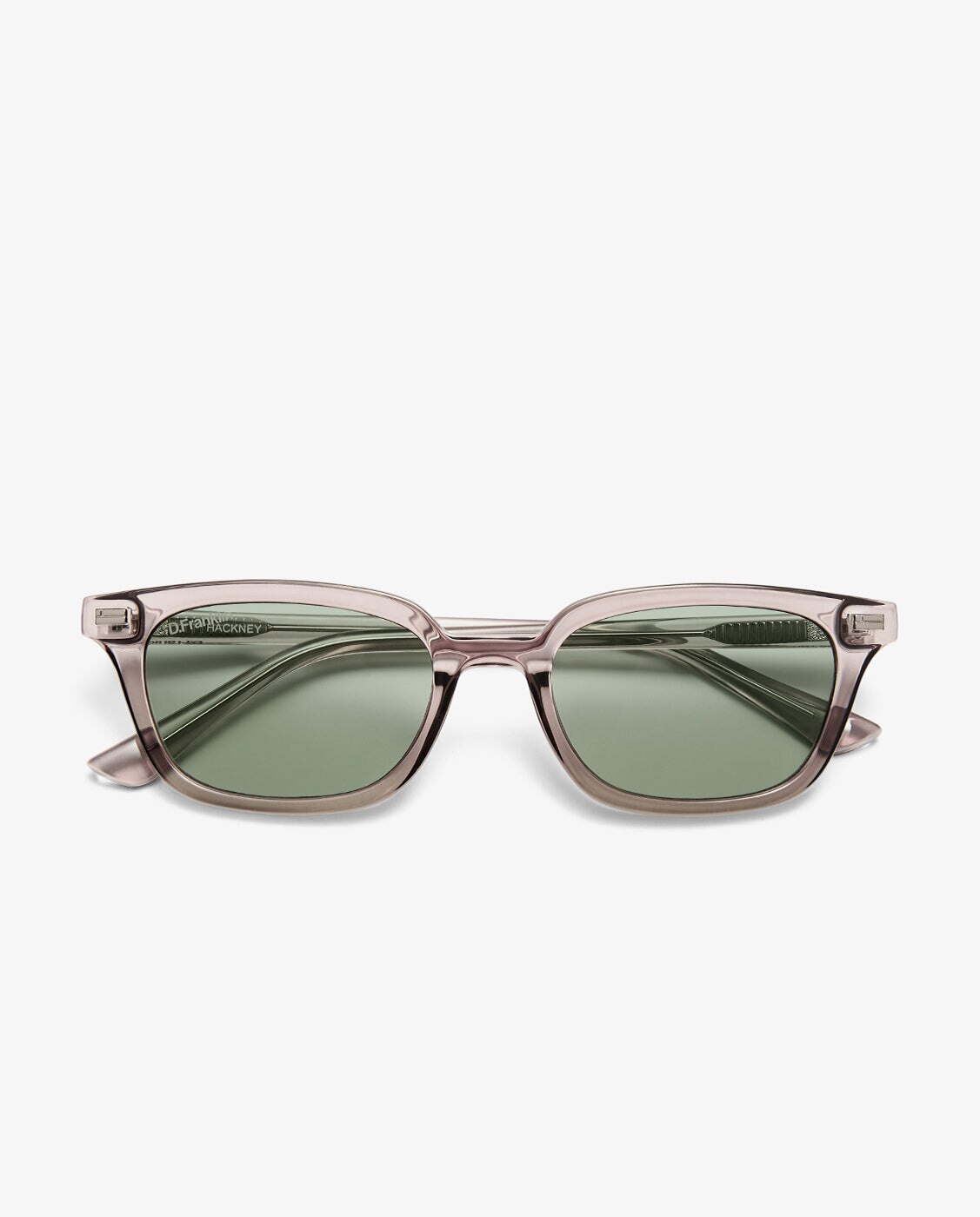 Gafas de sol unisex con forma rectangular hackney amber tort - D.Franklin - Gris Gris-5