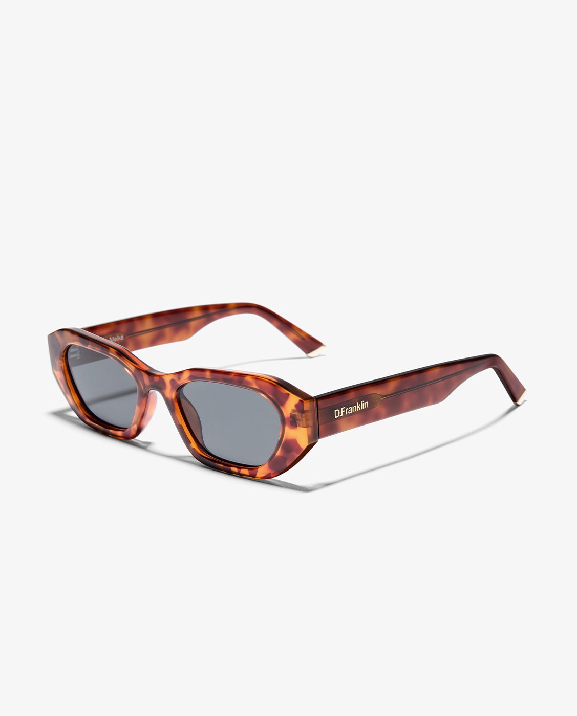 Gafas de sol de mujer con forma rectangular meike - D.Franklin - Marrón claro Marrón claro-3