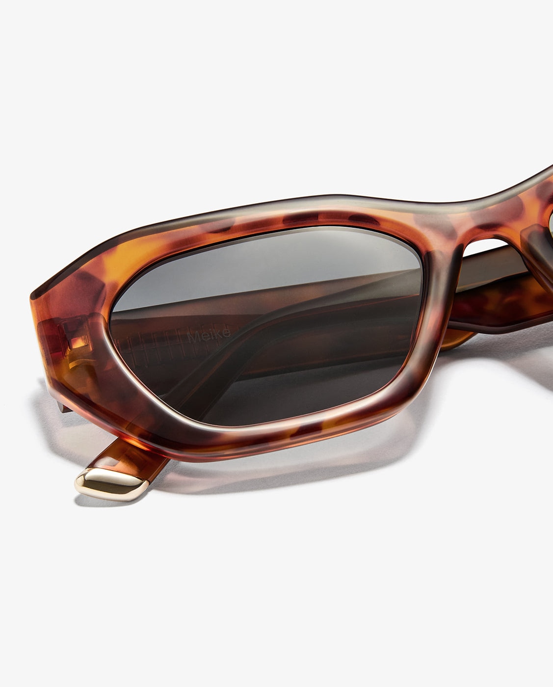Gafas de sol de mujer con forma rectangular meike - D.Franklin - Marrón claro Marrón claro-2
