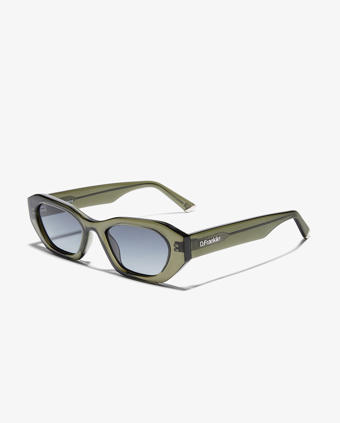 Gafas de sol de mujer con forma rectangular meike - D.Franklin - Verde Verde-3