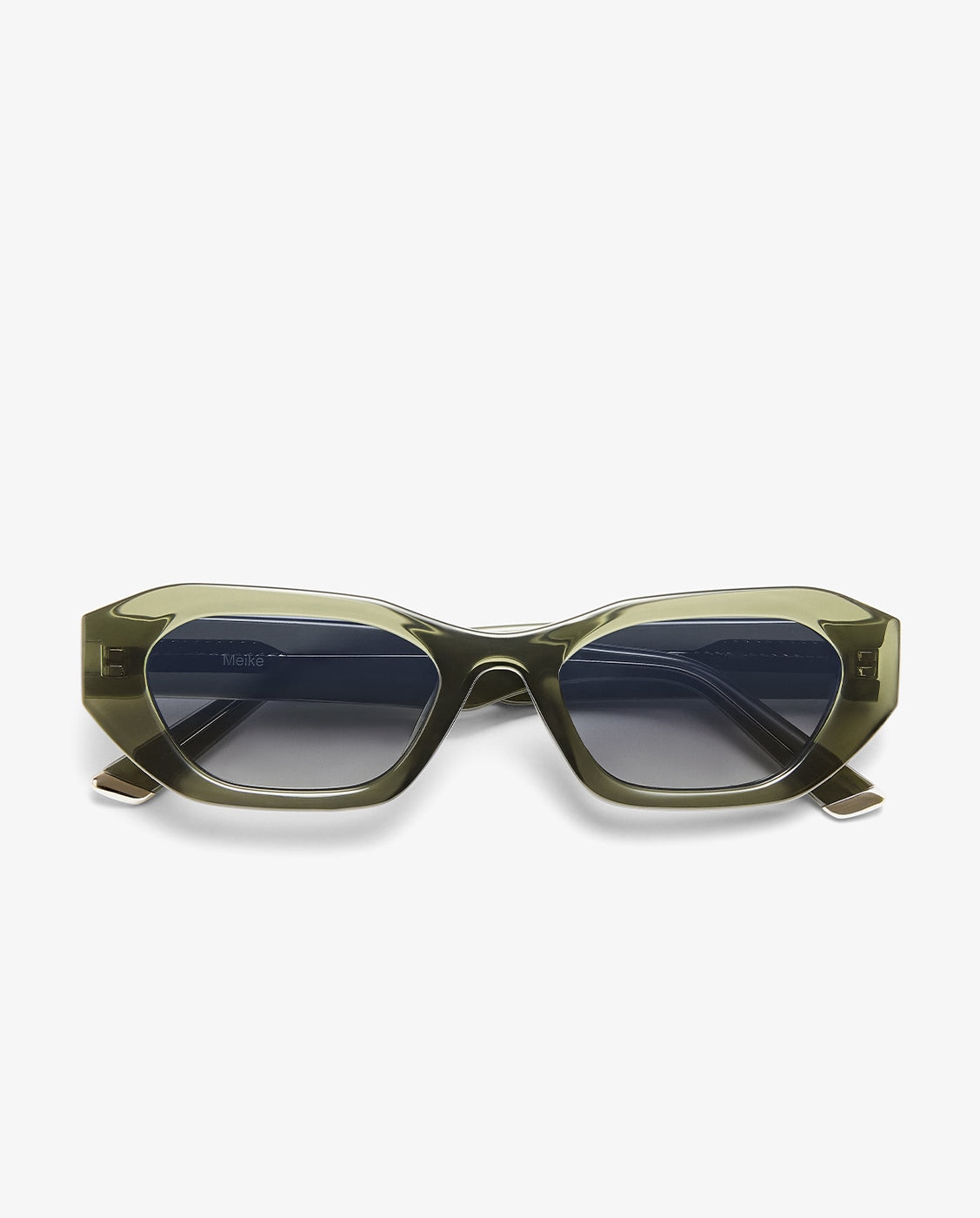 Gafas de sol de mujer con forma rectangular meike - D.Franklin - Verde Verde-5
